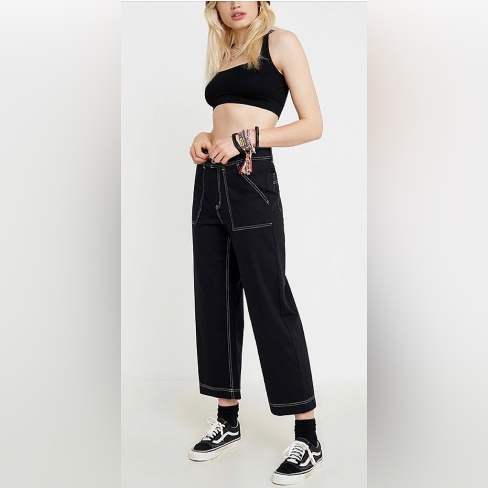 Vans In The Know Black Skate Trousers Size 26
